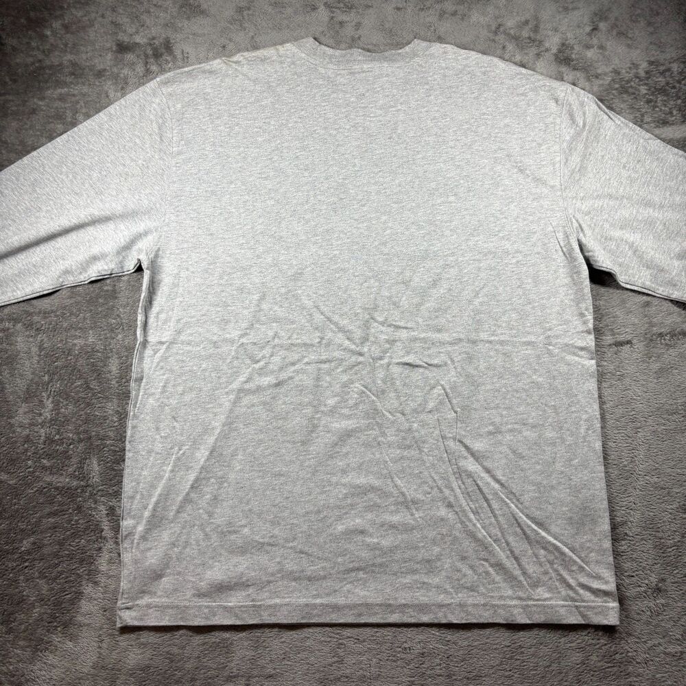 Pelle Pelle Men Vintage Long Sleeve T-Shirt NWT Streetwear Hip Hop Gray XL K148 - Picture 3 of 9